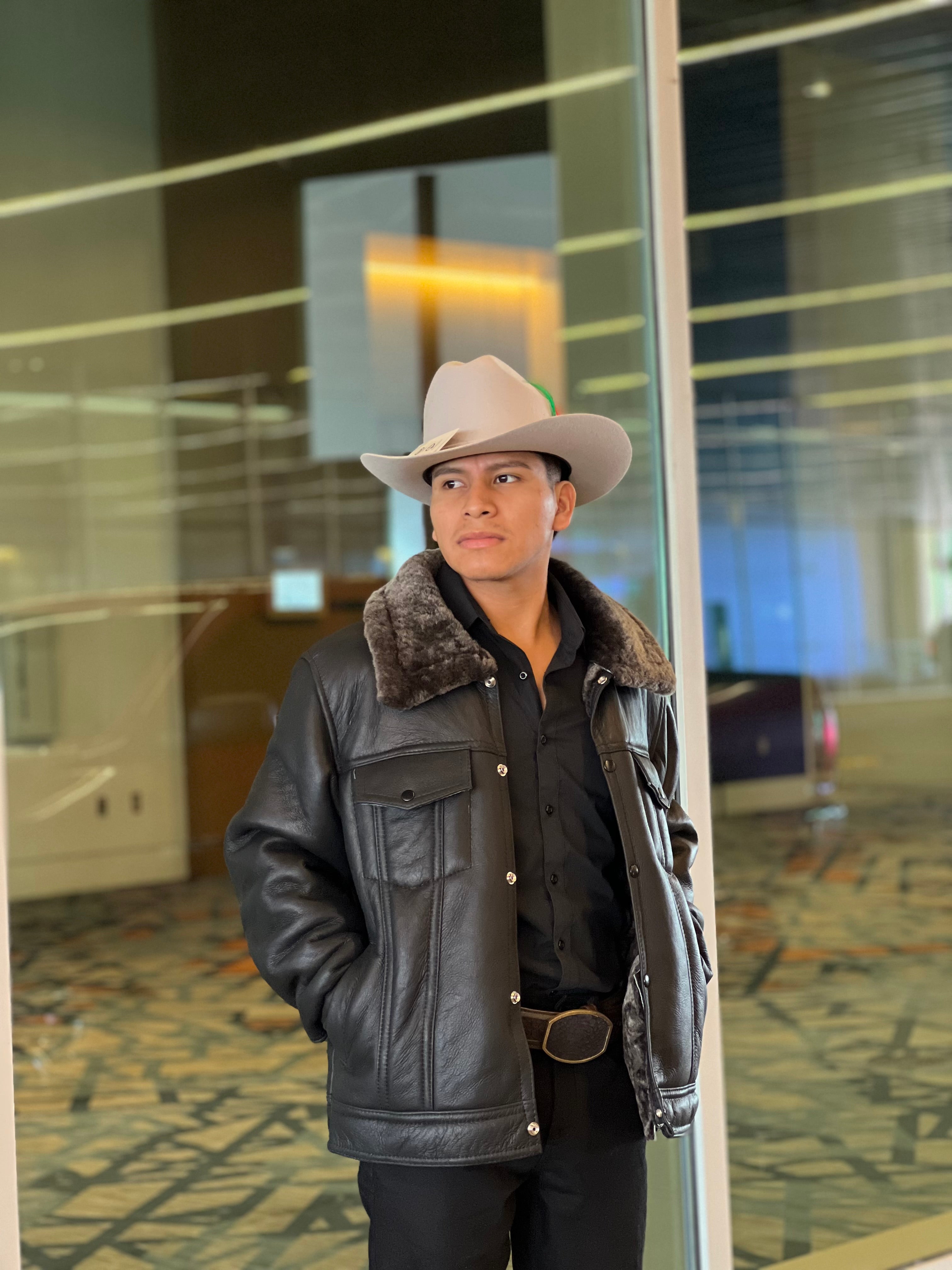 Chamarra piel original de borrego